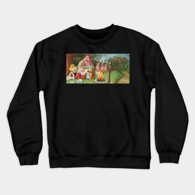 Asterix and Obelix Crewneck Sweatshirt by An_dre 2B